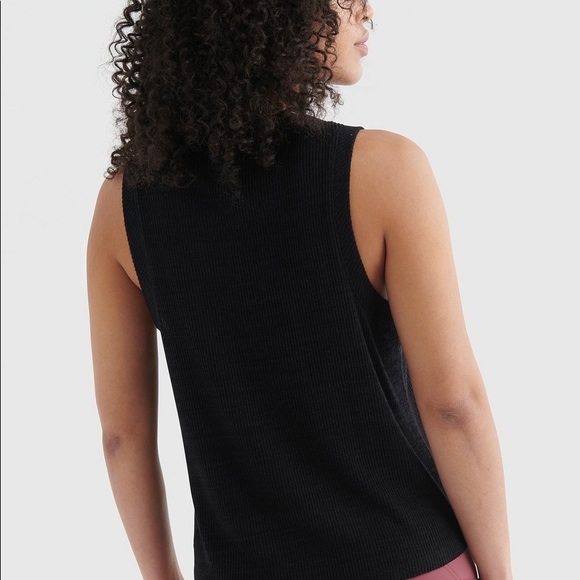 Luck Brand Cloud Jersey Relaxed Tank Top - Picture 7 of 8